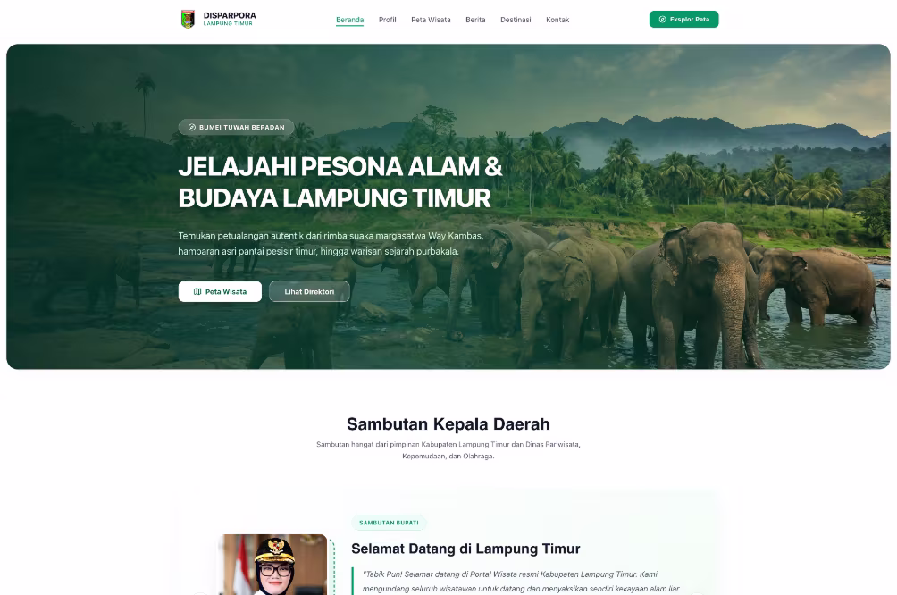 Disparpora Lampung Timur