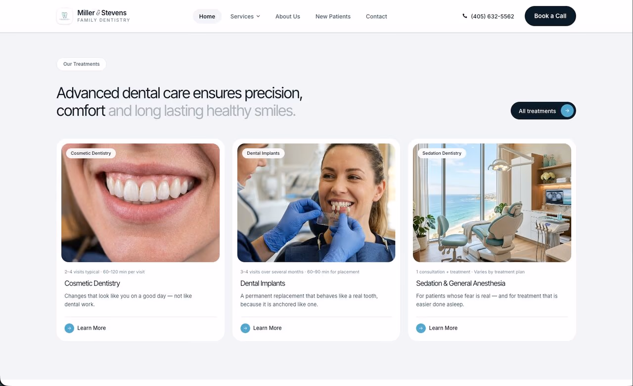 Miller & Stevens Family Dentistry — Treatments